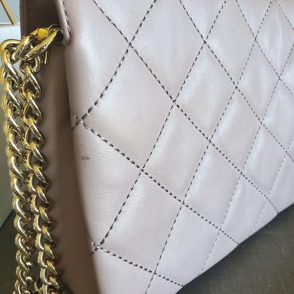 Kate Spade quilted chain handbag mauve - Picture 5 of 11